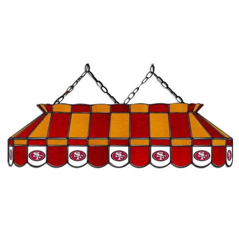 San Francisco 49ers 40 Inch Glass Billiard Light